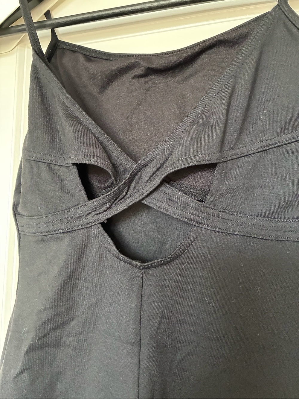 Bloch - Black Strappy Back Romper Leotard - Picture 5 of 7